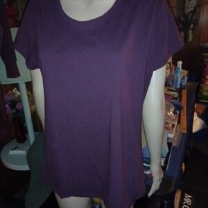 No Boundaries, Woman's Scoop Neck, Wine Top. (XXL)
